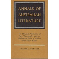 Annals Of Australian Literature