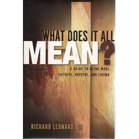 What Does It All Mean. Faith's Big Questions