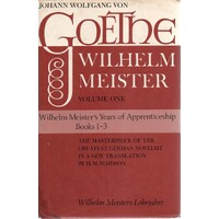 Wilhelm Meister's Years Apprenticeship. Wilhelm Meisters Lehrjahre