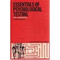 Essentials Of Psychological Testing