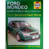 Ford Mondeo Petrol And Diesel (Oct 00 - Jul 03) Haynes Repair Manual