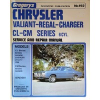 Chrysler Valiant-Regal-Charger. Cl-CM Series 6 Cyl. Service And Repair Manual