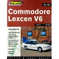 Holden Commodore VP, VQ (1991-93) / Toyota Lexcen VP 6cyl (1991-93)