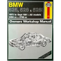 BMW 525, 528, 528I Owners Workshop Repair Manual