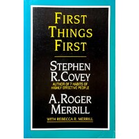 First Things First