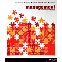 Management. Foundations And Applications