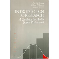 Introduction to Research. A Guide for the Health Science Professional