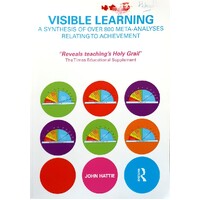 Visible Learning. A Synthesis Of Over 800 Meta-Analyses Relating To Achievement