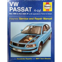 VW Passat 4-cyl. Dec 1996 To Nov 2000 (P To X Registration) Petrol And Diesel
