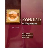 Essentials Of Negotiation