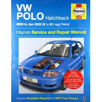 VW Polo Hatchback Petrol (2000 -2002). Service And Repair Manual