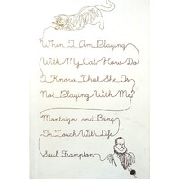 When I Am Playing With My Cat, How Do I Know She Is Not Playing With Me?. Montaigne And Being In Touch With Life