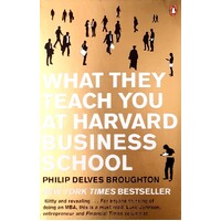 What They Teach You At Harvard Business School