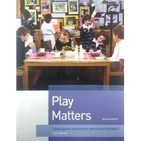 Play Matters. Investigative Learning For Preschool To Grade 2