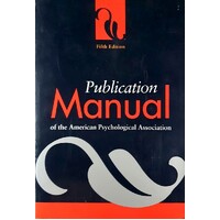 Publication Manual Of The American Psychological Association