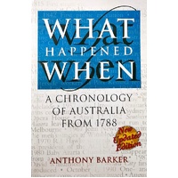 What Happened When. A Chronology Of Australia From 1788