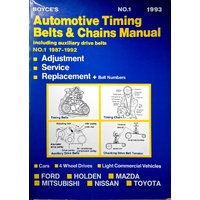 Automotive Timing Belts & Chains Manual. Including Auxukart Drive Belts