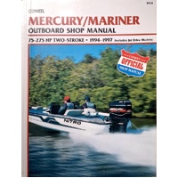 Clymer Mercury/Mariner Outboard Shop Manual. 75-275 Hp 1994-1997 . (Includes Jet Drive Models) (Clymer's Official Shop Manual)