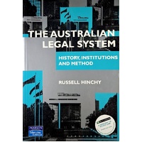 The Australian Legal System. History, Institutions And Method