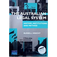 The Australian Legal System. History, Institutions And Method
