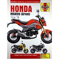 Honda MSX125 (Grom) 2013-18. Service And Repair Manual