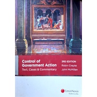 Control Of Government Action. Text, Cases And Commentary