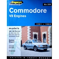 Holden Commodore V8 Engines. VH-VK 8cyl (1981-85)