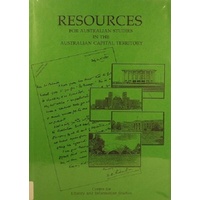 Resources. For Australian Studies In The Australian Capital Territory