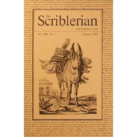 The Scriblerian And The Kit-Cats. Vol.XII, No 1