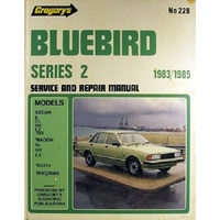 Gregory's Repair Manual No.228 Nissan Blurbird