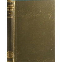 M. Tullii Ciceronis Epistolae Selectae