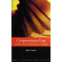 Corporations Law. Text And Essential Cases