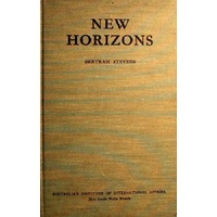 New Horizons. A Study Of Australian-Indian Relationships