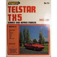 Ford Telstar TX5. Gregory's Service And Repair Manual No.215