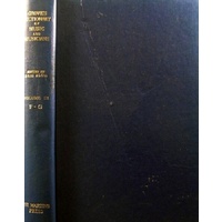 Grove's Dictionary Of Music And Musicians