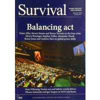Survival, Global Politics And Strategy. Balancing Act