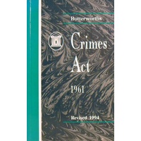Butterworths Crimes Act 1961