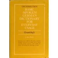 Basic (Spoken) German Dictionary For Everyday Usage