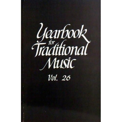1994 Yearbook For Traditional Music. Vol. 27