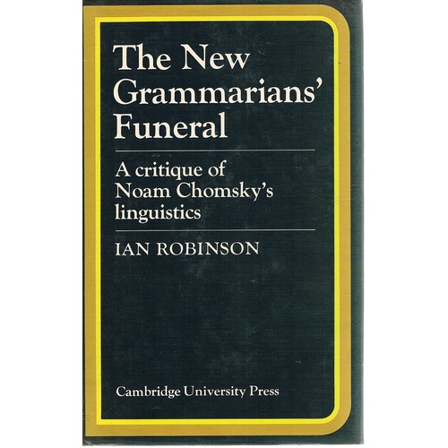 The New Grammarians' Funeral