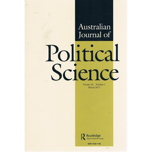 Australian Journal Of Political Science