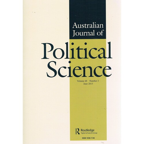 Australian Journal Of Political Science