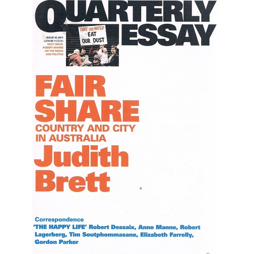 Fair Share. Quarterly Essay. Issue 42, 2011