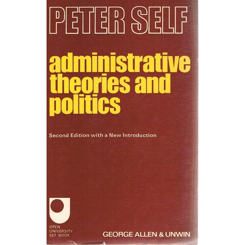 Administrative Theories And Politics