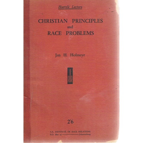 Christian Principles And Race Problems