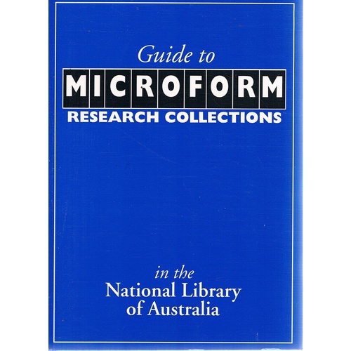 Guide To Microform Research Collections