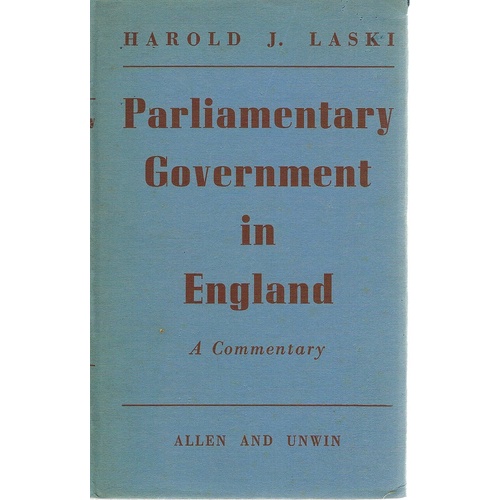 Parliamentary Government In England