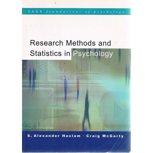 Research Methods And Statistics In Psychology