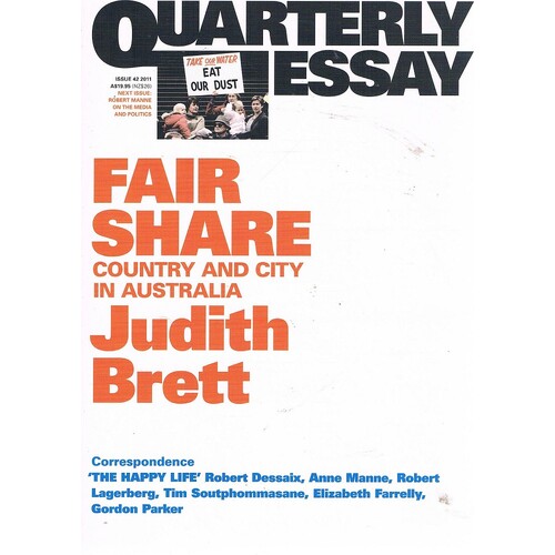 Fair Share. Quarterly Essay. Issue 42, 2011