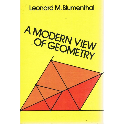 A Modern View Of Geometry